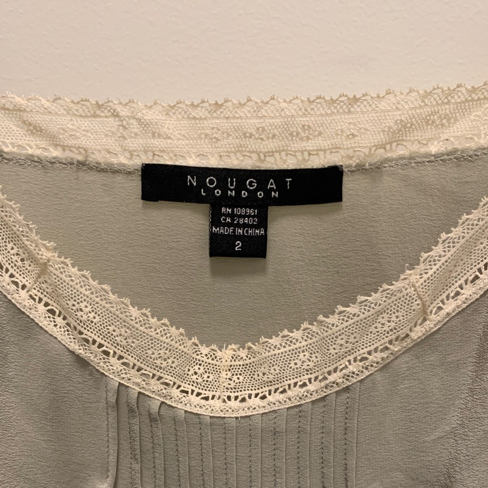 Nougat London Cream Lace Chemise - Picture 2 of 6